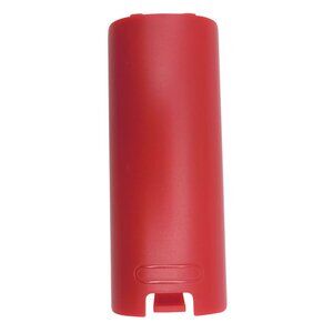 Wii Remote Battery Cover Replacement Door Lid for Nintendo Controller - Red